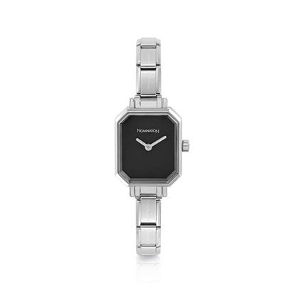 Nomination Classic Paris Watch with Black Rectangular Dial