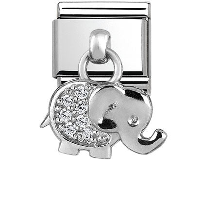 Nomination Classic Link with CZ Elephant Charm