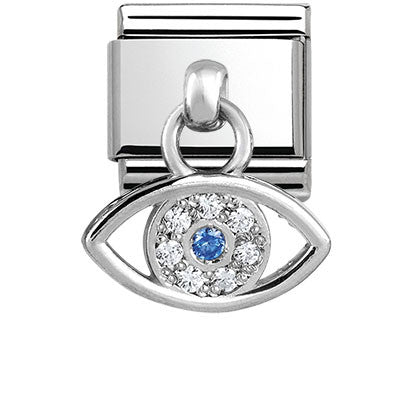 Nomination Classic Link with CZ Greek Eye Charm