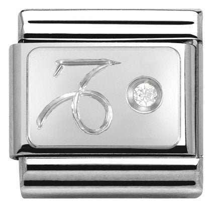 Nomination Classic Link with CZ Capricorn Symbol