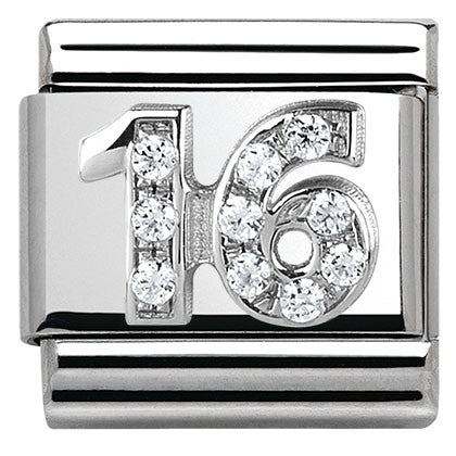 Nomination Classic Link with CZ Number '16'