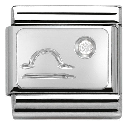 Nomination Classic Link with CZ Libra Symbol
